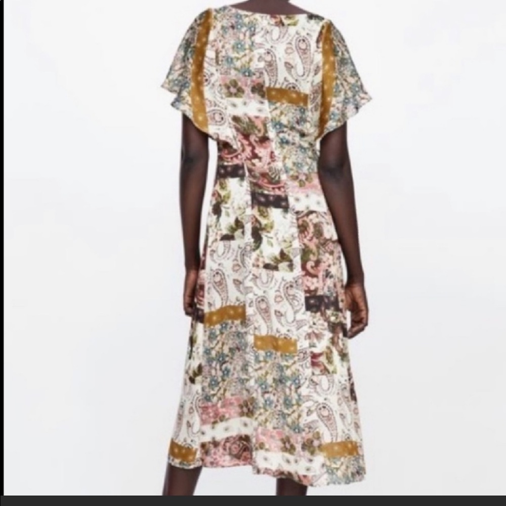 ZARA DENIM midi dress - Picture 3 of 16
